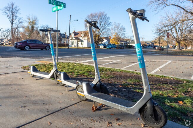 Scooters are conveniently located in the Wasatch neighborhood.