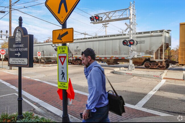 Glendale is known for it's train station that intersects at heart of the town.
