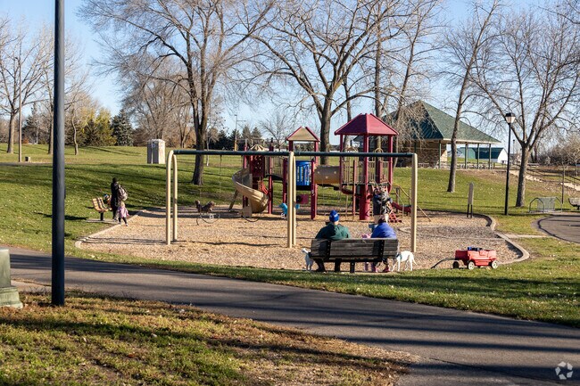 Kids love the playground at Valley Lake Park.