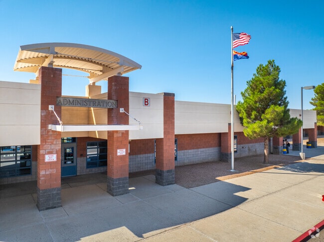 The mascot of Kingman High School is an English bulldog.