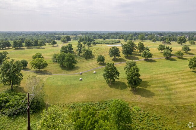 Golfers hone their putting skills at Kenton County Golf Course near Erlanger.