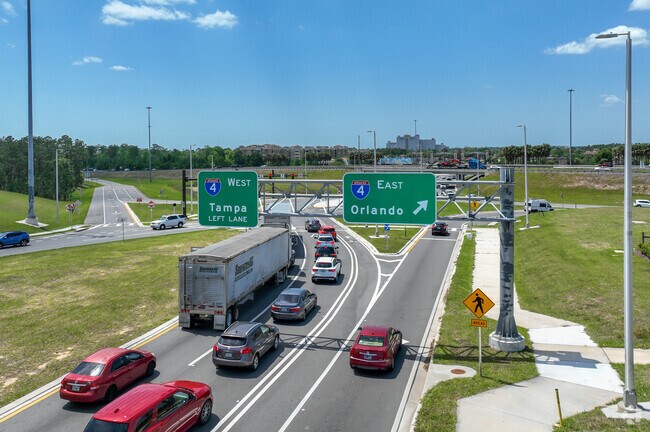 Solivita commuters have both I-4 and Toll Roads 408 and 528, in their backyard.