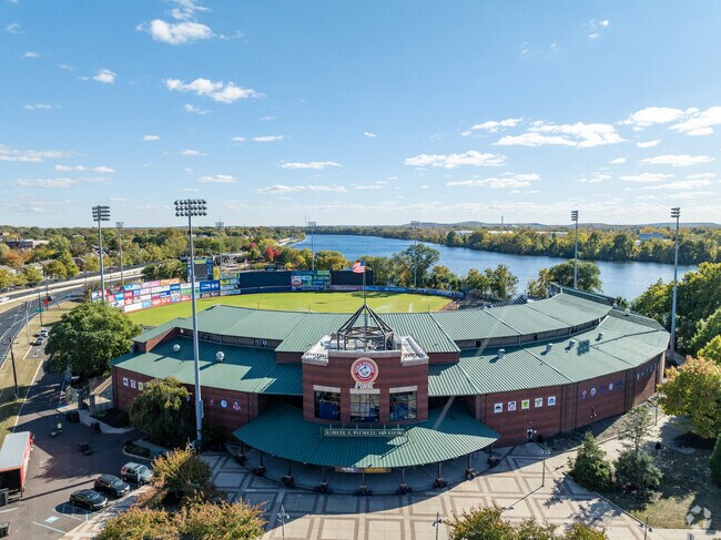 The Trenton Thunder baseball team plays at Arm and Hammer Stadium in South Trenton.