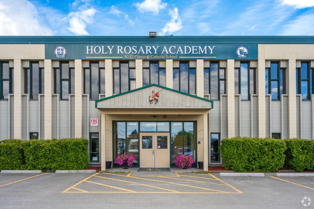 Holy Rosary Academy is a classical K-12 Catholic School.