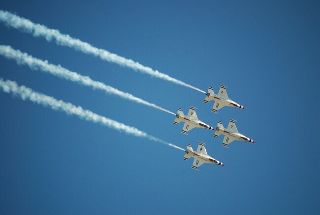 N Pic Military Air Force Thunderbirds Flight