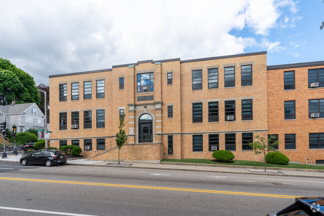 St. Clare high school is located in the Roslindale neighborhood.