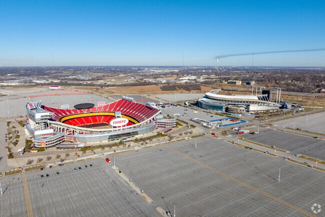 Arrowhead and Kauffman stadiums anchor Kansas City sports.