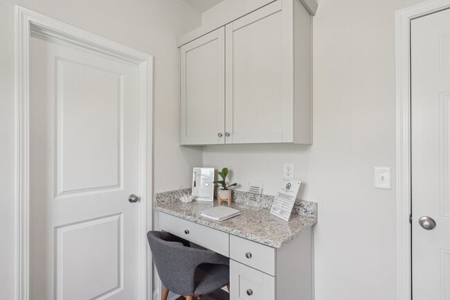 Cozy office nook ideal for work and study.