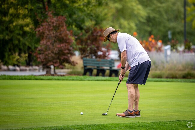 The Deerfield Golf Club in Riverwoods boasts one of the finest 18 hole golf courses.