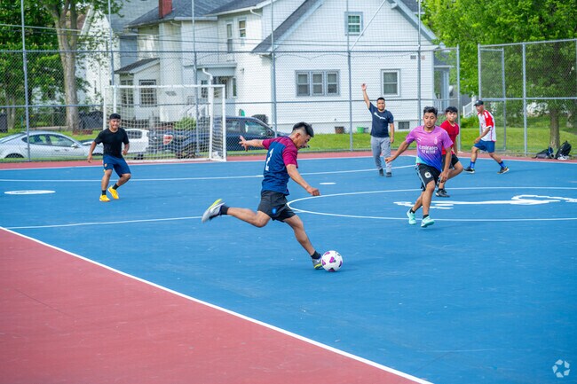 The areas only Futsal court is located in Fairfield's Packard Park.