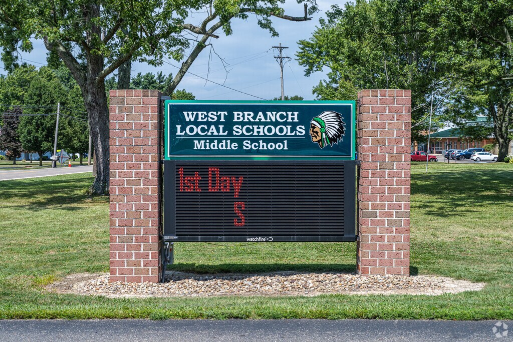 West Branch Middle School has 665 students in grades PK, 3-7.