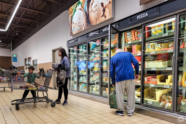 Baldwin Township residents head to the nearby Aldi for their shopping needs.