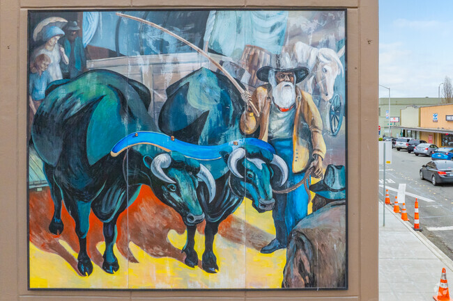 The Lakes and the Kent area is adorned with incredible local art and murals everywhere.