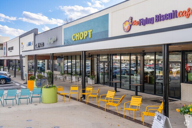 The nearby Toco Hills Shopping Center features a variety of restaurants including Chopt.