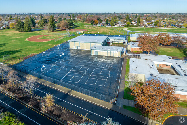 Play basketball at W.E. Mitchell Middle School.