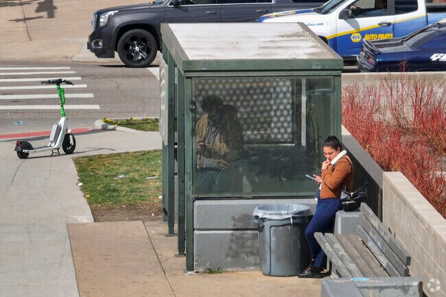 Snag a bus in Athmar Park, Denver, CO, on Federal Blvd.