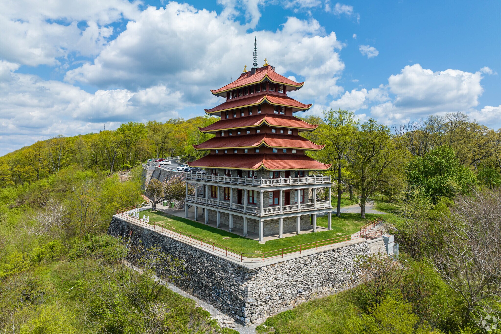 Visit the iconic Pagoda near East Reading.