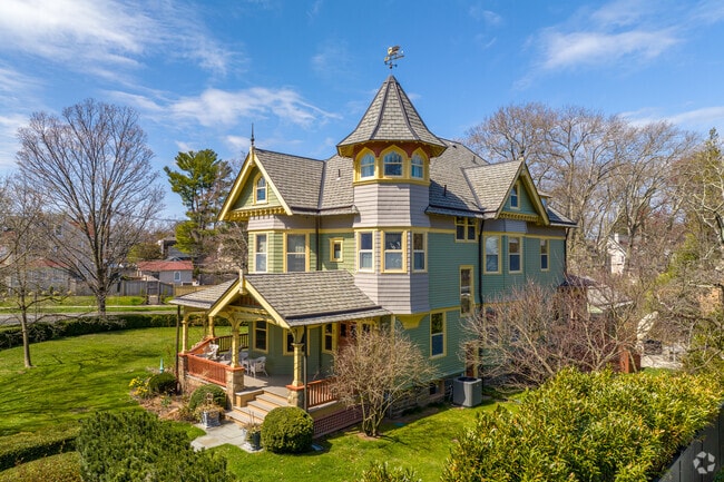 Downtown Princeton is home to authentic Victorian Homes.