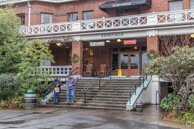 Town Center features a unique hotel, McMenamin’s Edgefield.