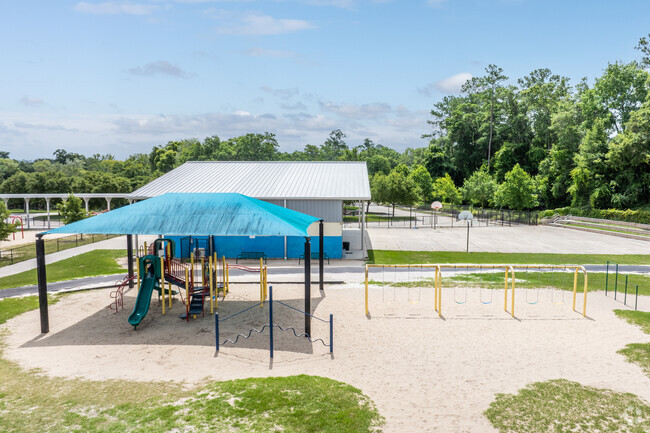 Students swing recess away at Meadowbrook Elementary School.