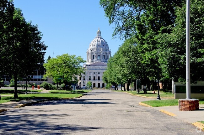 Minnesota State Capital lies just 2 minutes from the North End area.