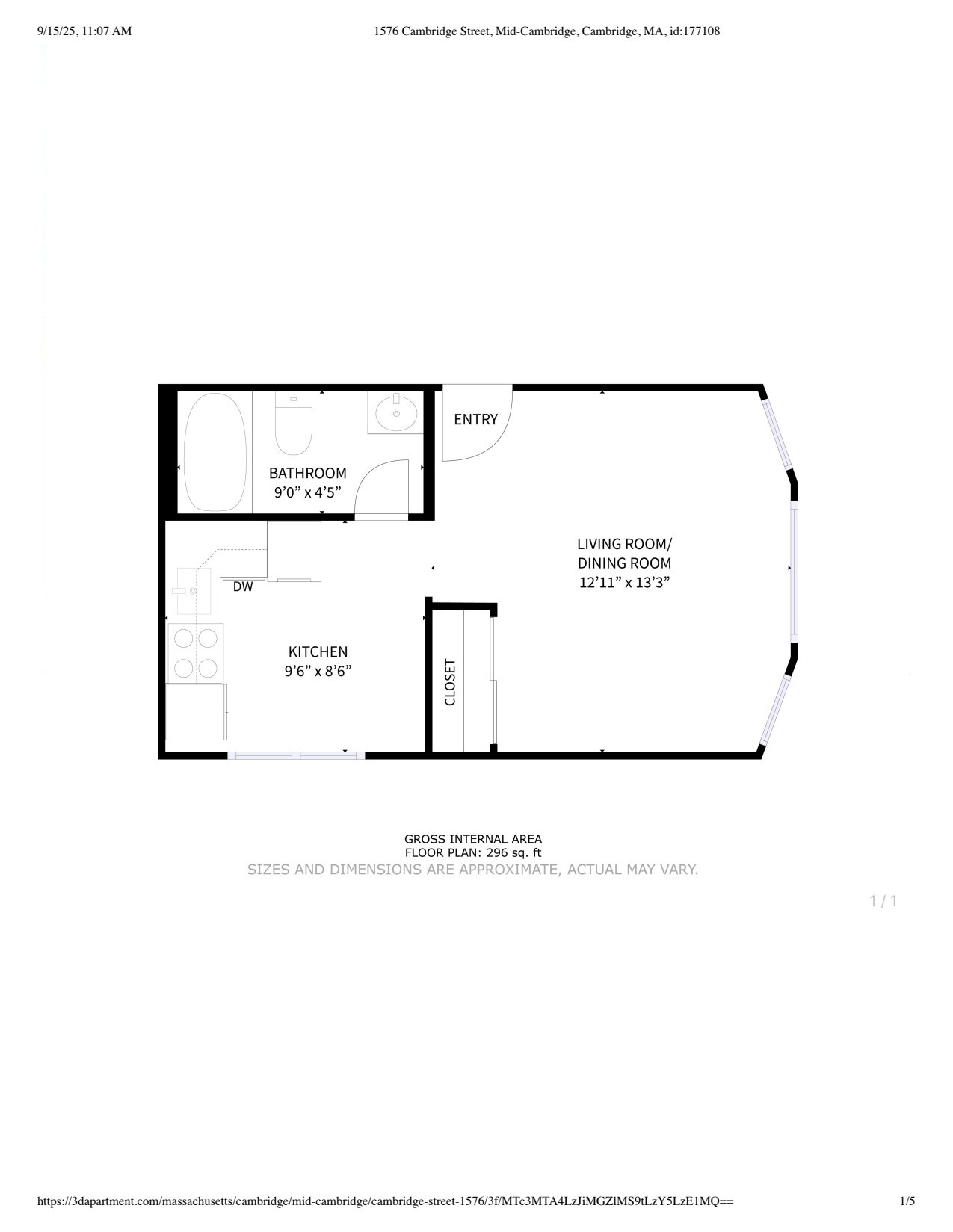 1576 Cambridge St unit 1F, Cambridge, MA 02138 - photo 1