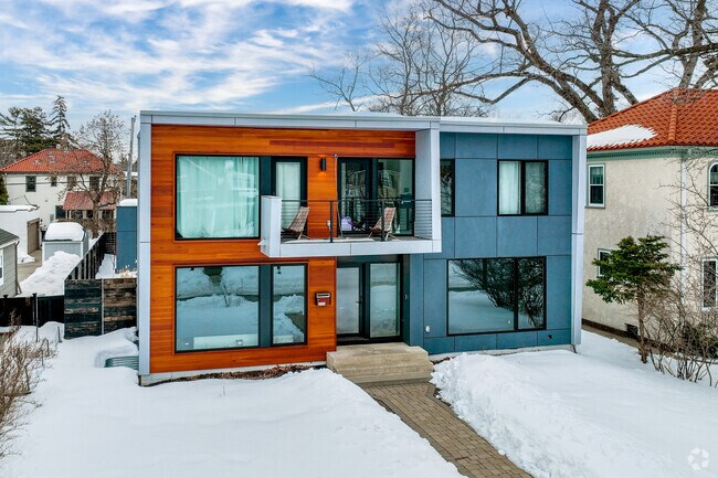 Modern architecture is being built more frequently in Cedar-Isles-Dean.