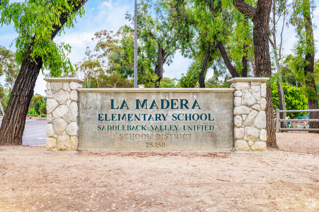 La Madera Elementary School is part of the Saddleback Unified School District.