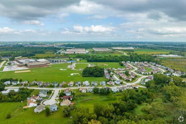 Newer subdivisions in West Steger offer plenty of space.