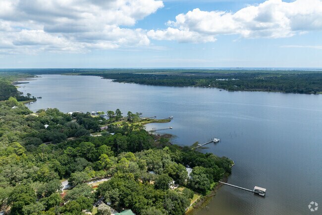 Holley anglers may catch red fish and black drum in the East Bay’s peaceful coves.