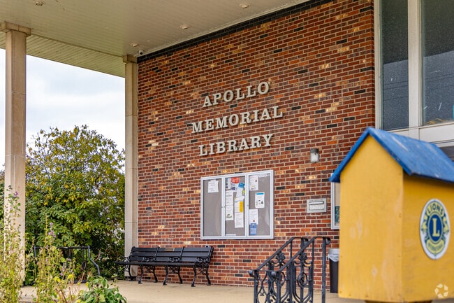 The Apollo Memorial Library offers a quiet hub for residents in need of a good book.