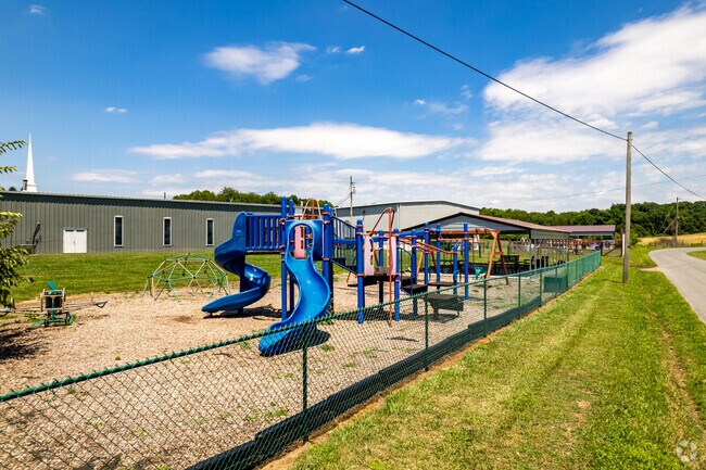 Play on the playground at Greene Valley Christian Academy.