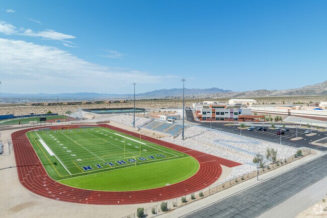 Laughlin Junior/Senior High School serves grades 6-12.