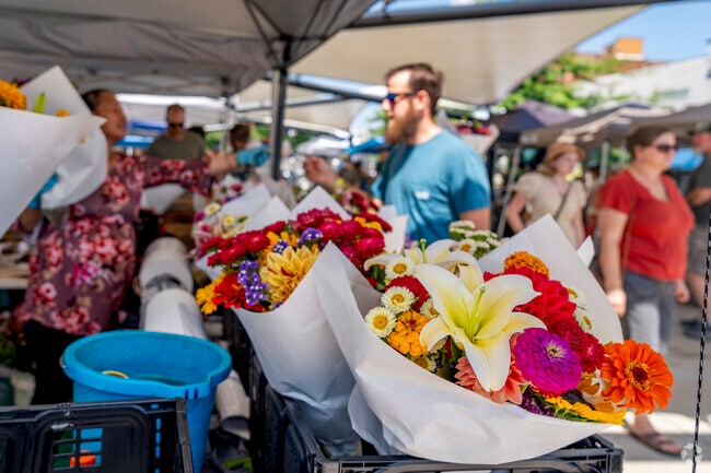Northlakes is part of the friendly and growing population attending the local Farmers Market.