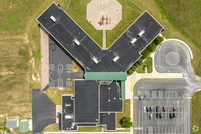 West Manheim Elementary School's unique floorplan makes it an architectural centerpiece.