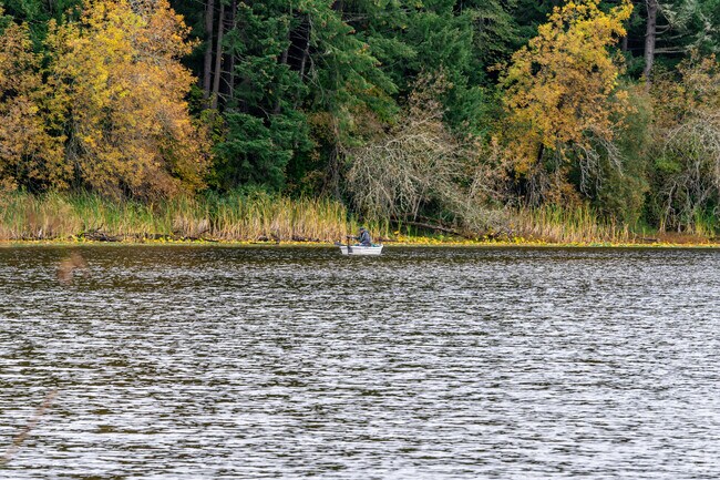 Peaceful Munn Lake offers fishing and relaxation in New Market.