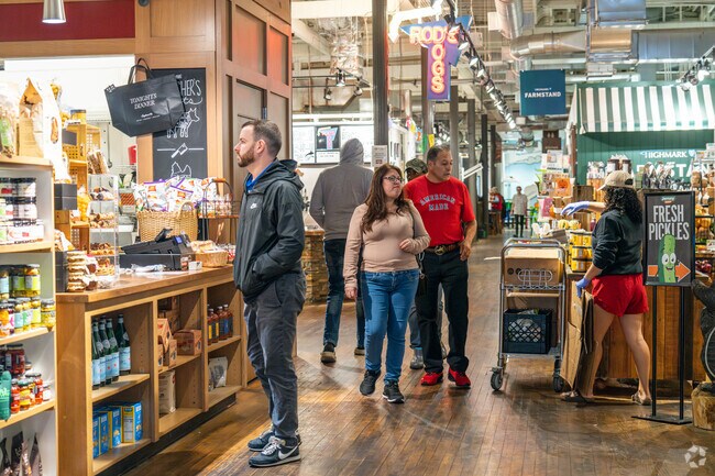 The Easton Public Market is a local hot spot for groceries, gifts, and lunch in Easton.