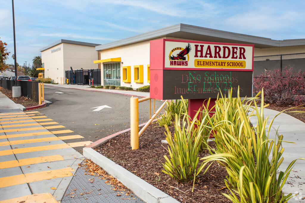 Harder Elementary School gets a C- on Niche.