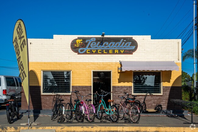 When locals need a tune up on their bikes they head to Leucadia Cyclery.