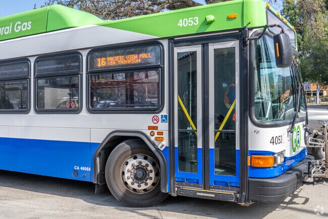 Gold Coast Transit travels through Ojai and toward nearby, coastal Ventura.