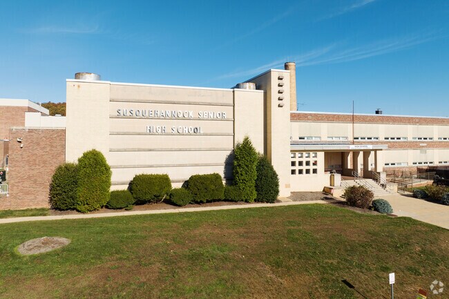 Susquehannock is the local high school in the Shrewsbury area.
