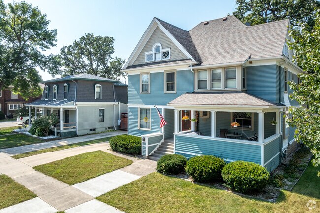 Iowa Falls is known for many beautiful 100-year old homes is various styles.