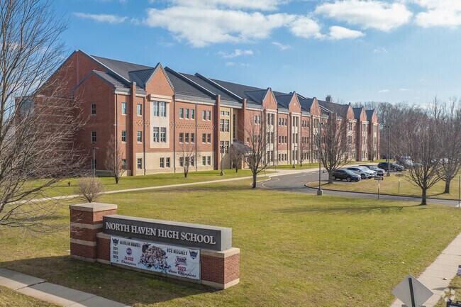 Students from North Haven finish their education at North Haven High School.