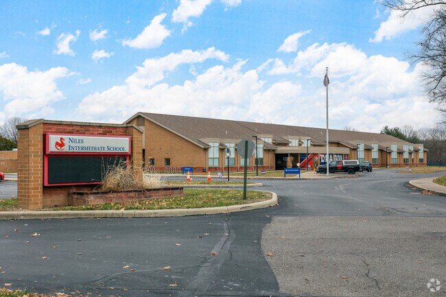 The Niles Intermediate School is known as the home of the Dragons, the school mascot.