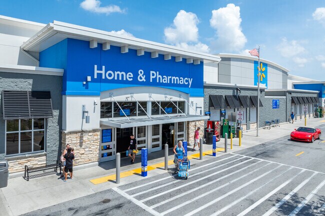 Walmart delivers all the home goods, groceries and pharmacy items for Brookhill residents.