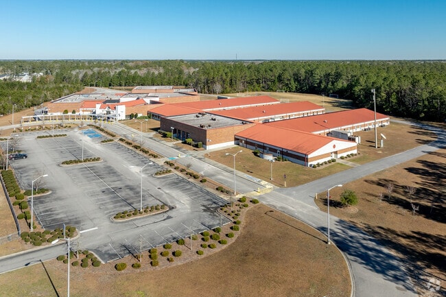 Black Water Middle School is centrally located near residential neighborhoods.