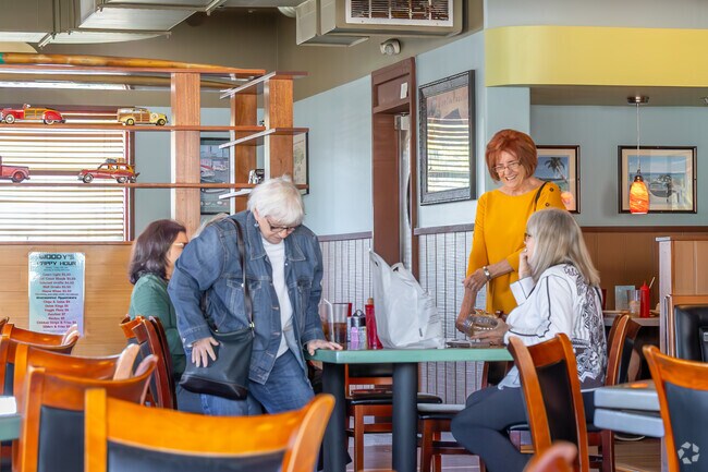 With friendly service and a relaxed, beachy atmosphere, Woody’s Diner is a go-to spot for casual dining whether you’re stopping by after a surf session or just craving a great burger.