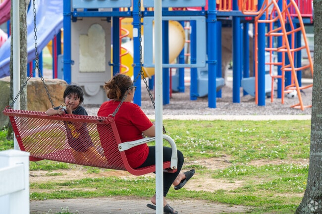Sitting in the shade is a favorite pastime in Gardendale in Celebration Park.