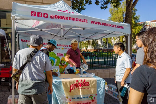Residents can try free sample drinks at the San Jose Paseo De San Antonio Block Party.