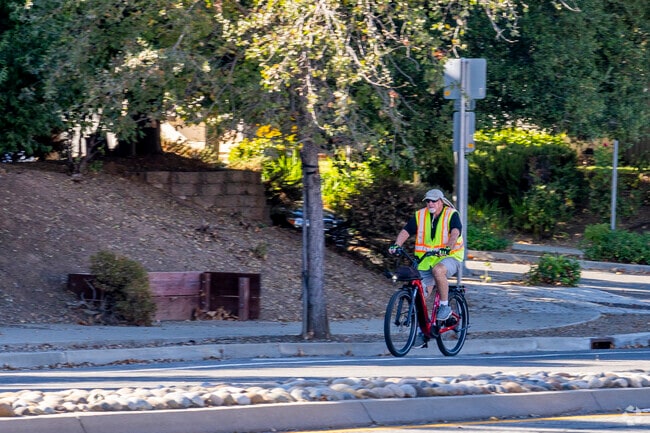 Bike lanes in Evergreen Estates promote safety and accessibility.
